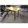 Image 6 : Work Table - Wood Top, Metal Frame - 40x24x30"