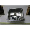 Image 1 : Stainless Sink w/ Faucet - 20x18"