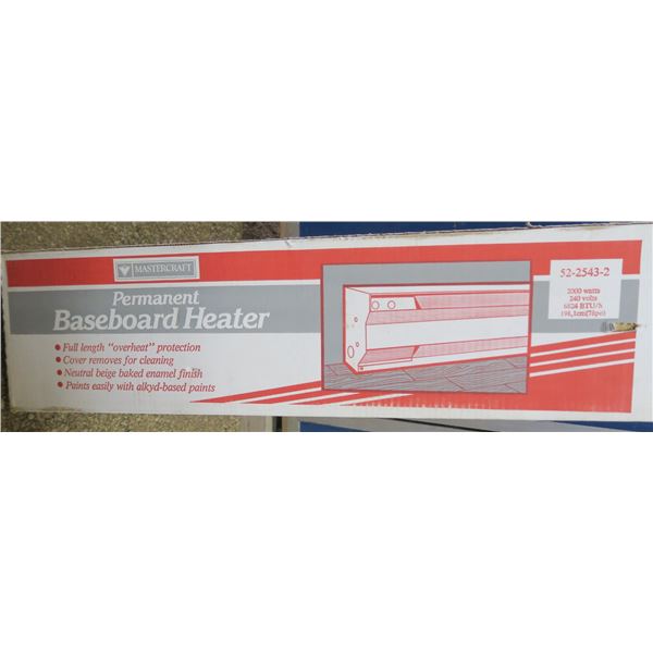 Mastercraft Baseboard Heater - 2m 2000W 240v 6824BTU