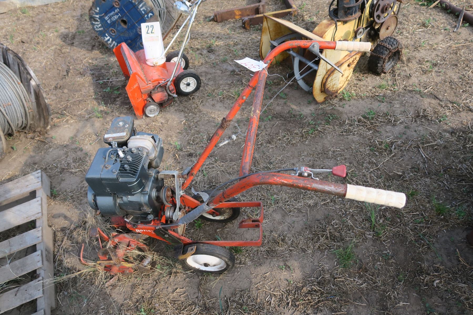 20" RotoTiller, Briggs & Stratton 206cc As Is Schmalz Auctions