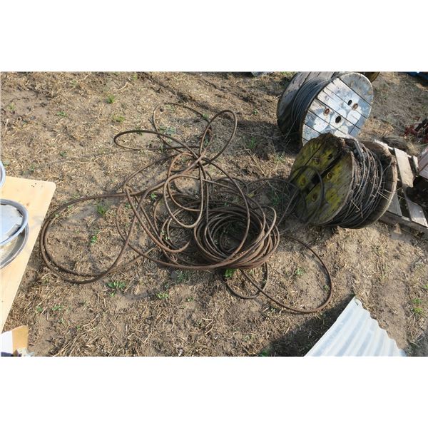 Roll of Cable 7/16" & Loose Cable