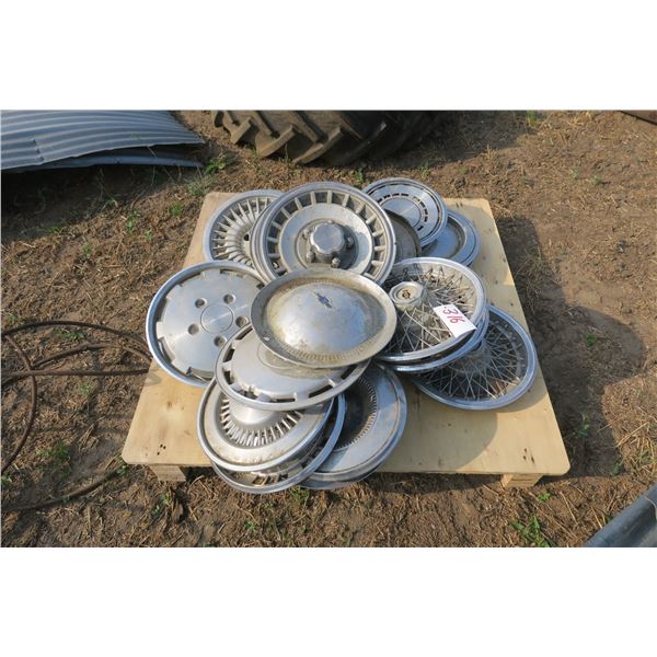 Pallet of Hubcaps