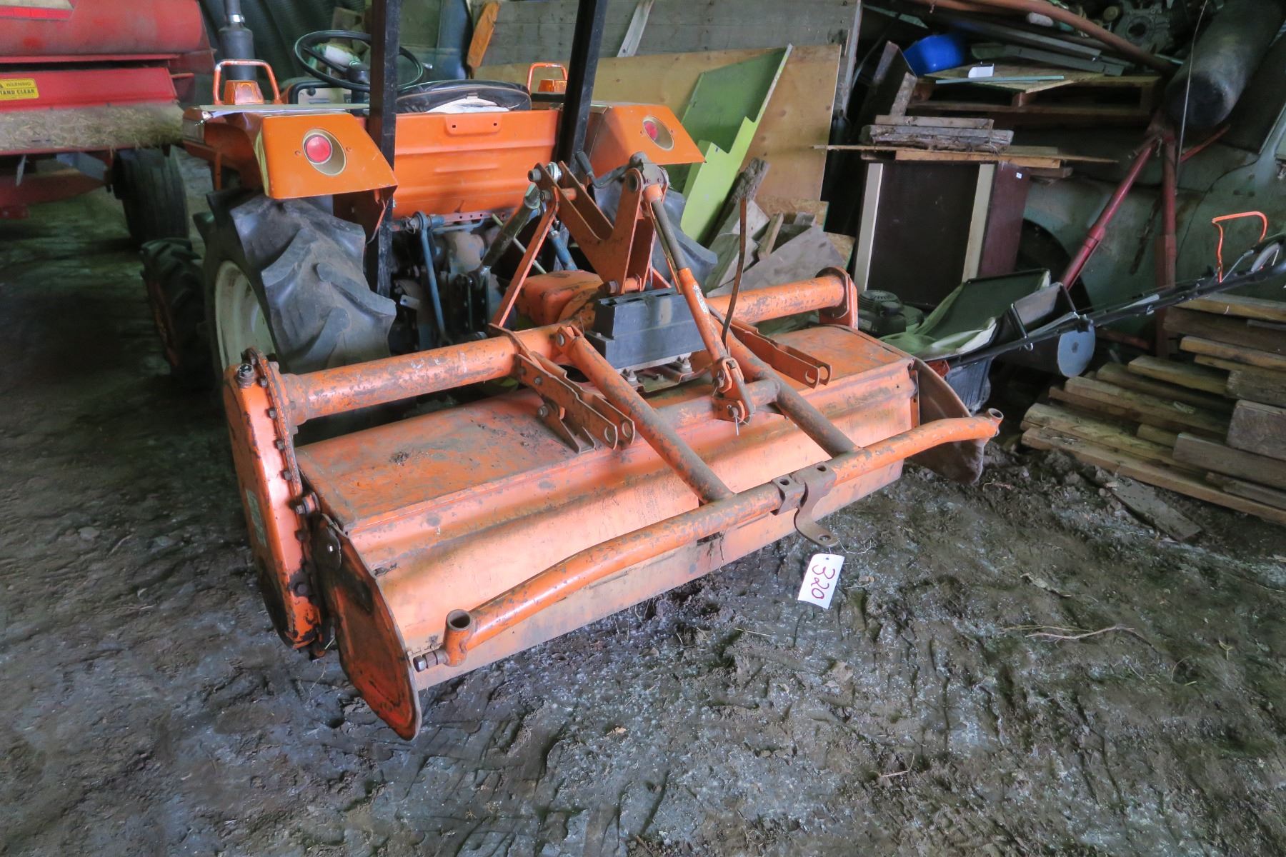 60" Rototiller w/ PTO Shaft 3 Point Hitch