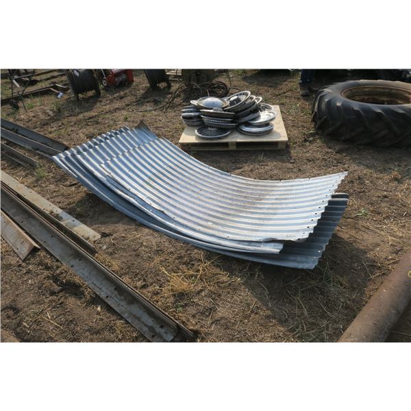 4 Sheets Ribbed Galvanized - 32x72"