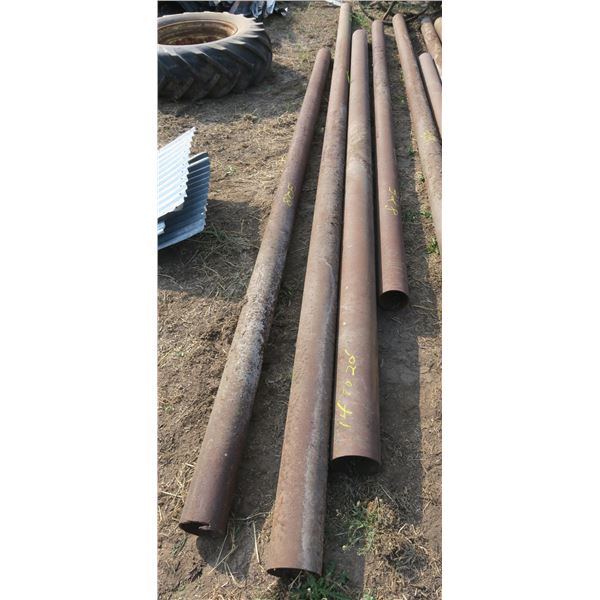 (4pc.) 1/8" & 1/4" Assorted Steel Pipe, 14-20ft.