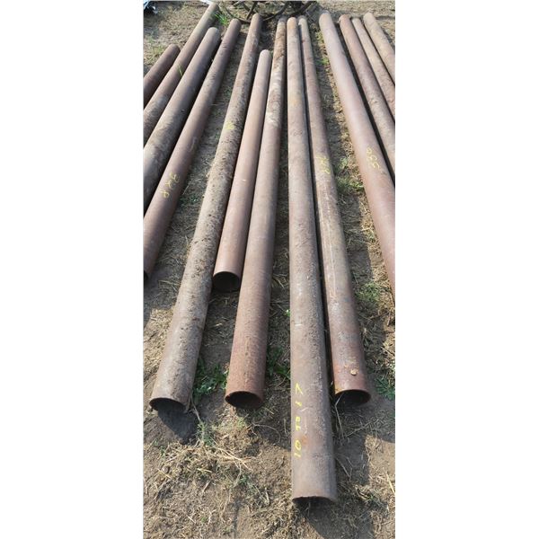 (5pc.) 1/8" & 1/4" Assorted Steel Pipe, 10-17ft.