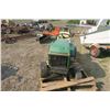Image 2 : John Deere 216 Tractor w/ 40" Rototiller & 4ft. Mower - Not Siezed, Sold As Is