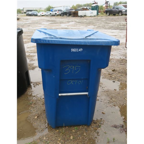 Blue Garbage Bin