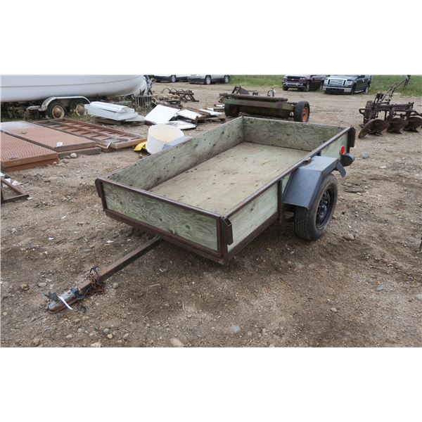 Utility Trailer - 7x4x1ft. Box, 10ft. Total Length