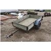 Image 1 : Utility Trailer - 7x4x1ft. Box, 10ft. Total Length