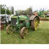 Image 1 : John Deere 'D' Tractor with Steel Wheels, Ran When Parked 3yrs. ago - Serial#: 77489
