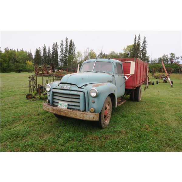 1954 GMC Dually Grain Truck - VIN: 2977316554 - ODO: 87919, Sold As Is