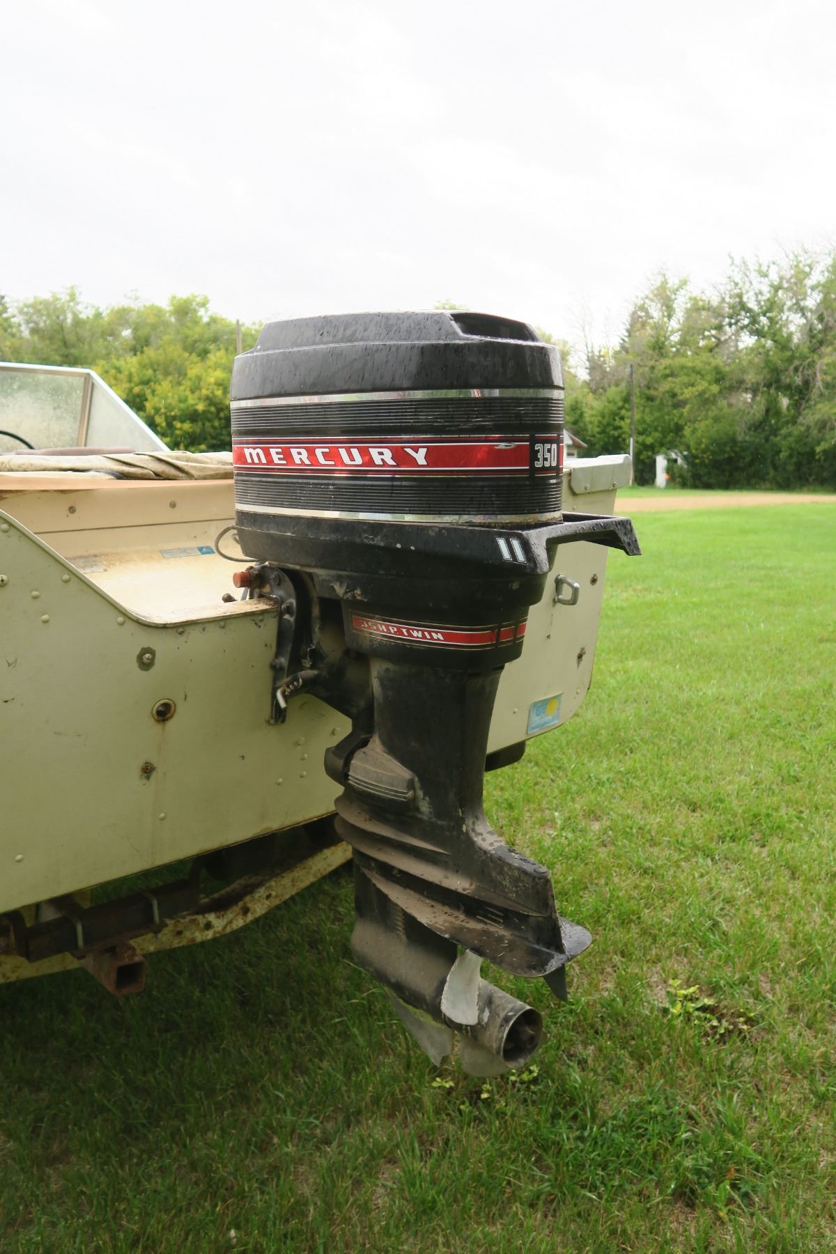 Springbok 14ft. Aluminum Boat, Motor & Trailer 35HP Mercury Engine