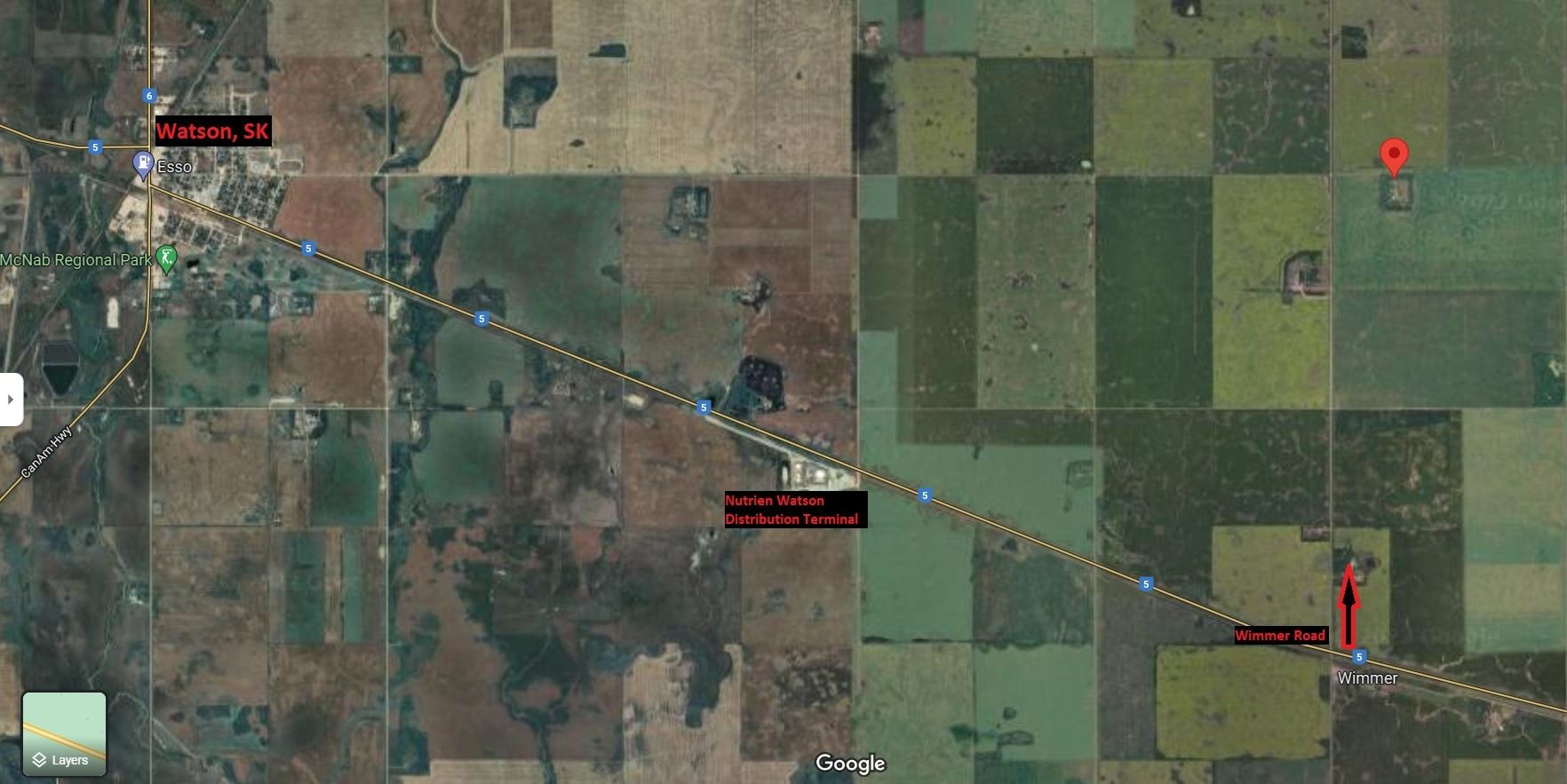 Directions to Watson, SK Schmalz Auctions