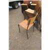 Image 3 : 9 Wooden Seat Chairs