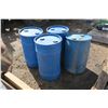 Image 3 : 4 Plastic Barrels