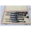 Image 1 : Square Drill Bit Set - 1/4" to 5/8"