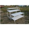 Image 5 : 2 Department Store Shelves on Wheels - 30x60x46" & 54x24x26"