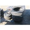 Image 1 : 5 Tires - 3 Nokian 225/60R16, 15" Donut & Rim, 14" Tire on Rim