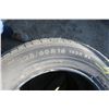 Image 4 : 5 Tires - 3 Nokian 225/60R16, 15" Donut & Rim, 14" Tire on Rim