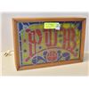 Image 1 : 70'S LIGHT UP "PUB" SIGN STAINED GLASS DESIGN