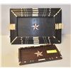 Image 1 : MOTHER OF PEARL INLAY 6 PIECE SERVING TRAY SET
