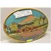 1919 CONVEX HAND PAINTED VERSAILLES WW1 GLASS