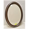 Image 1 : NOS CONVEX BUBBLED GLASS OVAL FRAME