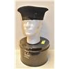 Image 1 : WW2 CANADIAN NAVAL CAP WITH METAL HAT