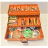 Image 1 : 70'S TACKLE BOX WITH MANY LURES