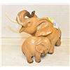 Image 1 : MOM & BABY LUCKY ELEPHANT FIGURE
