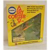 Image 1 : NOS COX RC SKY COPTER ENGINE POWERED 70'S