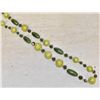 Image 1 : VINTAGE CRYSTAL BEADED IRIDESCENT NECKLACE