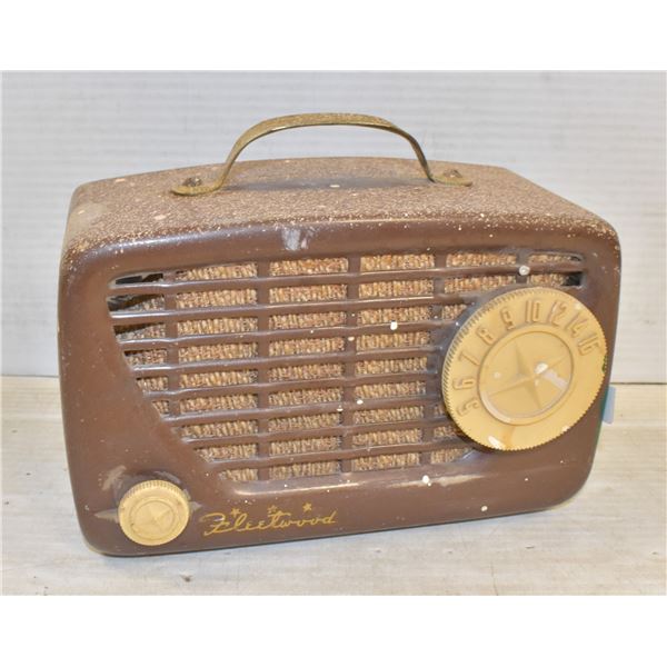 1950S FLEETWOOD RADIO UNTESTED