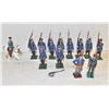 Image 1 : BRITANNIA SET OF 13 METAL SOLDIERS 70'S FRENCH