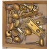 Image 1 : LOT ANTIQUE BRASS DOOR KNOBS