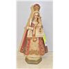 Image 1 : LARGE HAND PAINTED RELIGIOUS STATUE