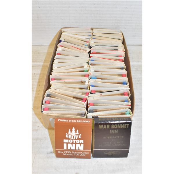 LARGE LOT VINTAGE MATCH BOOKS