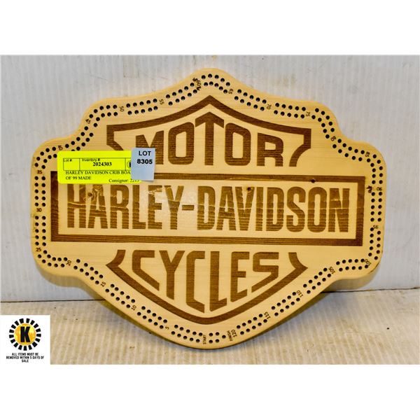 HARLEY DAVIDSON CRIB BOARD #30 OF 99 MADE