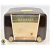 1950S ART DECO BAKELITE PHILLIPS RADIO UNTESTED