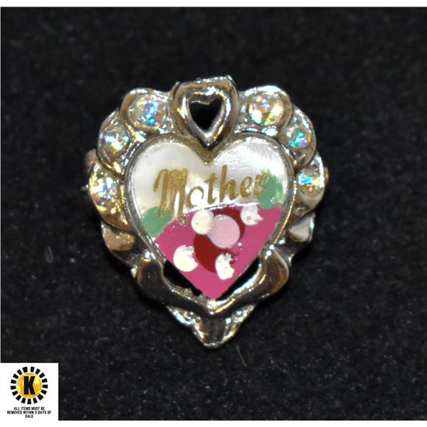 MOTHERS DAY HEART PIN