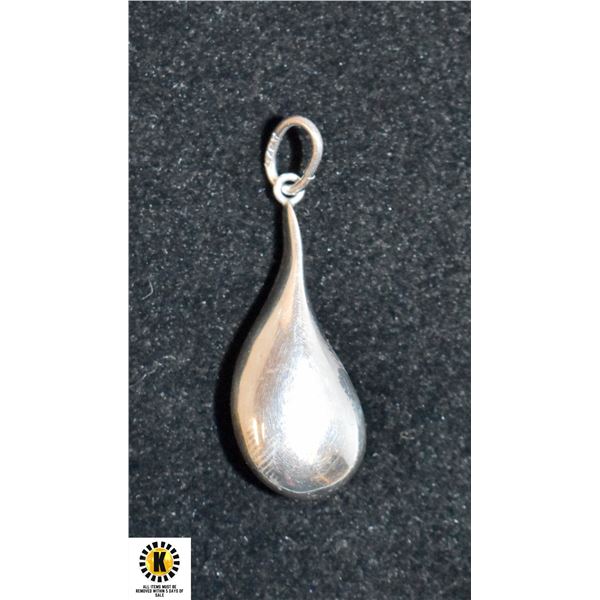 SILVER DROP PENDANT