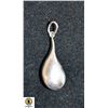 SILVER DROP PENDANT