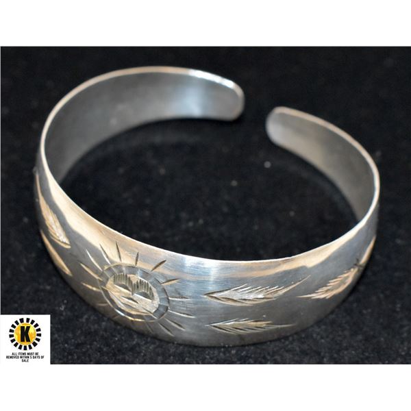 925 SILVER CUFF SUN BRACELET