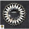 Image 1 : VINTAGE BLACK AND CLEAR STONE COSTUME JEWELRY