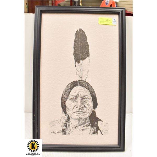 NATIVE CHIEF CLOTH PRINT 44 OF 200 MADE native-chief-cloth-print-44-of-200-made