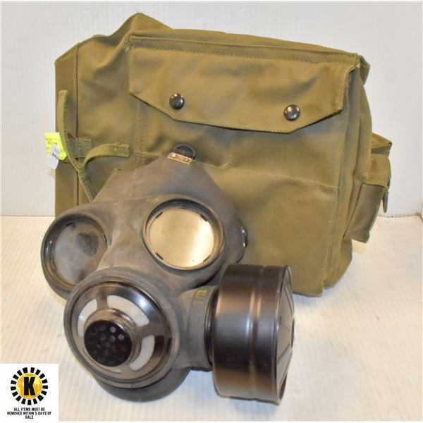 60'S MILITARY UNITED NATIONS GAS MASK AFRICAN