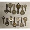 Image 1 : LOT OF ANTIQUE KEYS