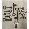 Image 1 : LOT ASSORTED ANTIQUE SKELETON KEYS