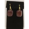 Image 1 : VINTAGE WOOD DROP EARRINGS